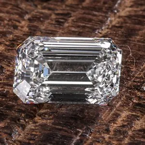 Emerald cut diamond